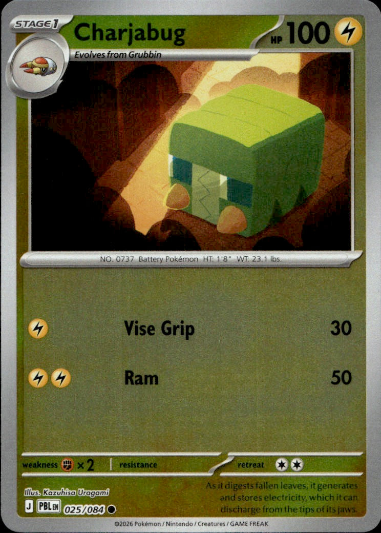 Charjabug | Near Mint / English / Reverse Holofoil