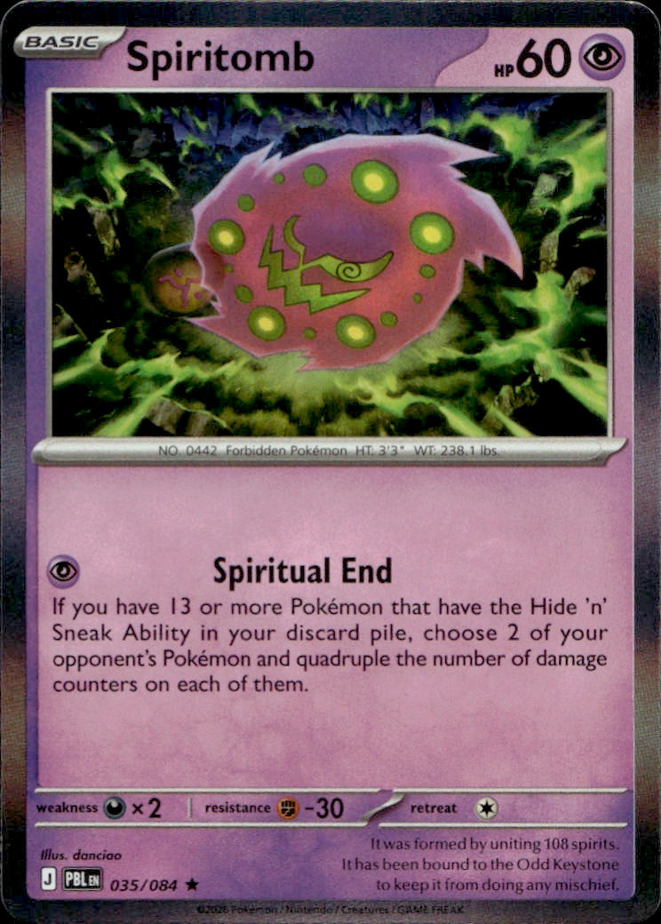 Spiritomb | Near Mint / English / Holofoil