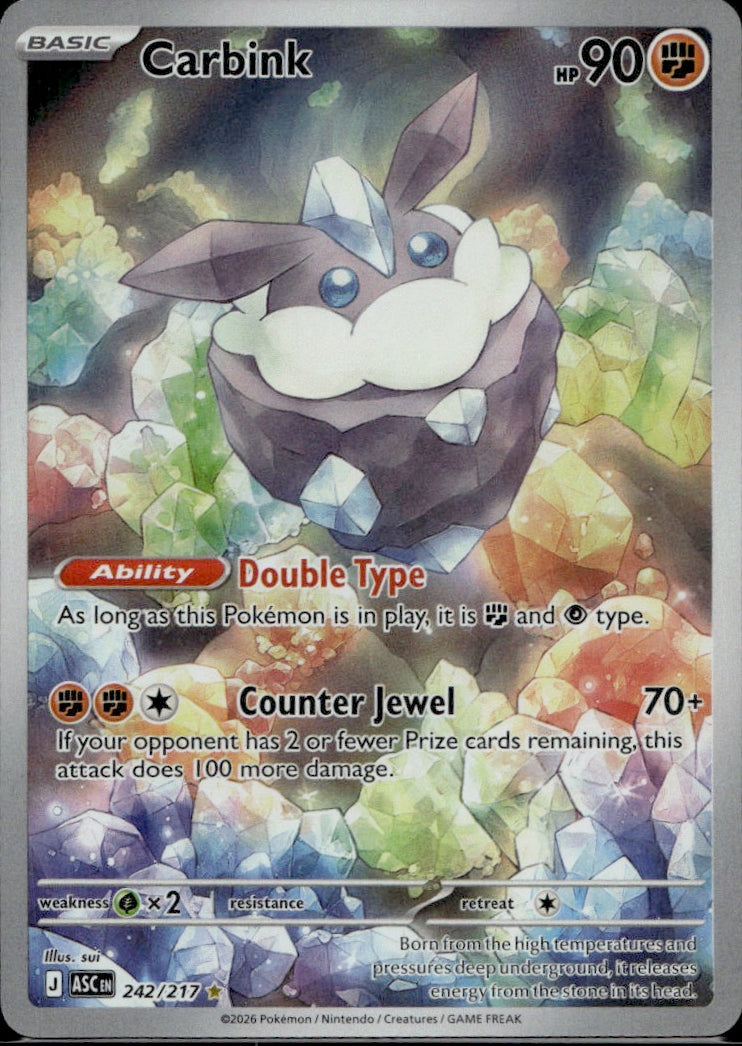 Carbink - 242/217 | Near Mint / English / Holofoil