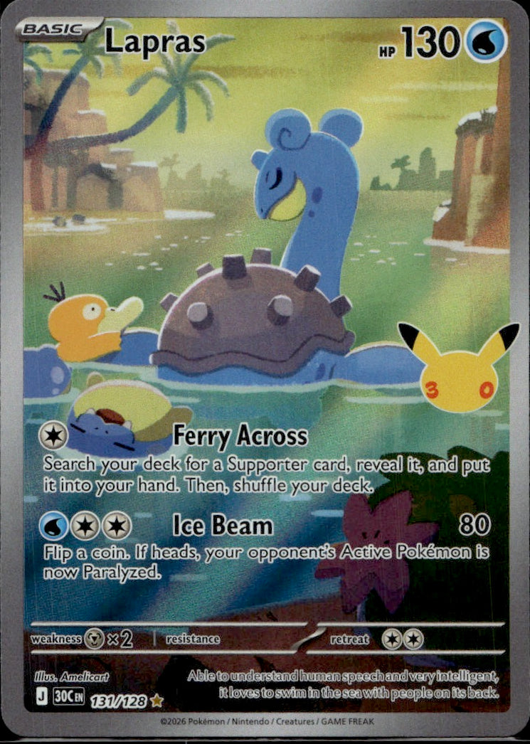Lapras - 131/128 | Near Mint / English / Holofoil