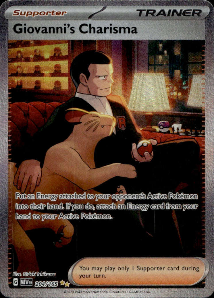 Giovanni's Charisma - 204/165 | Near Mint / English / Holofoil