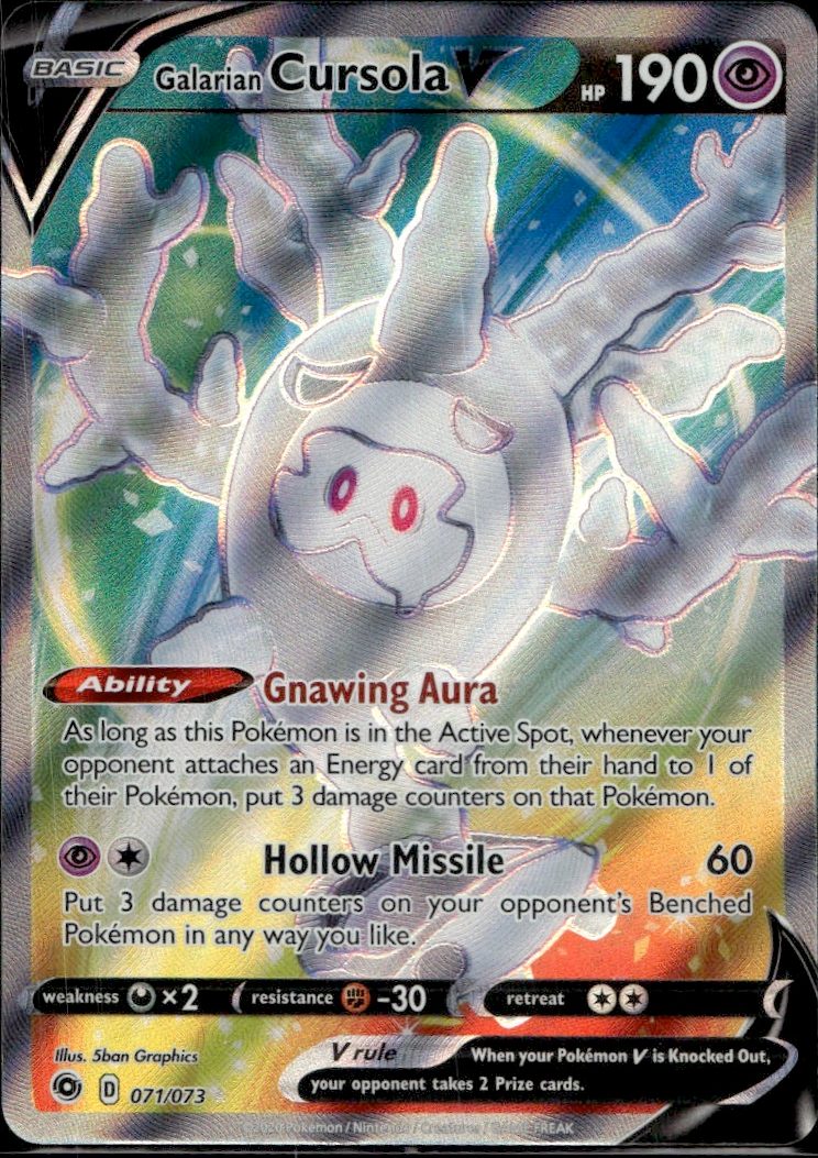 Galarian Cursola V (Full Art)