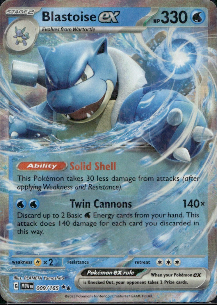 Blastoise ex - 009/165