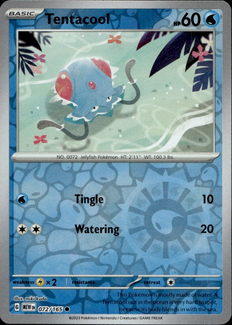 Tentacool | Near Mint / English / Reverse Holofoil