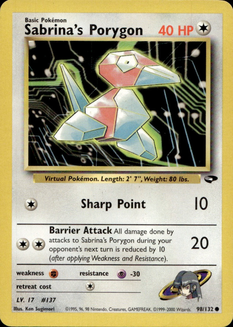 Sabrina's Porygon | Lightly Played / English / Unlimited