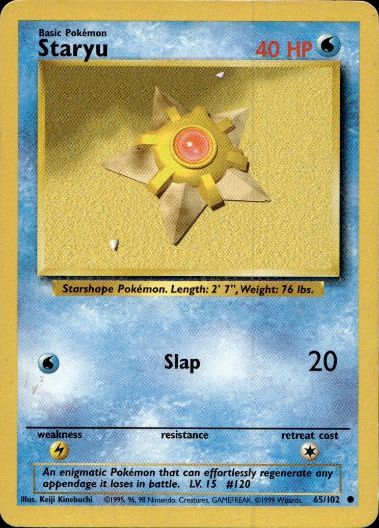 Staryu | Lightly Played / English / Normal