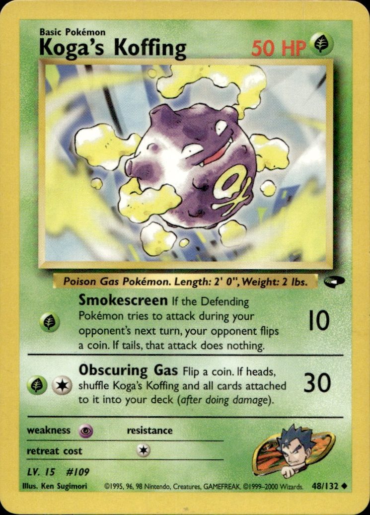 Koga's Koffing (48) | Lightly Played / English / Unlimited