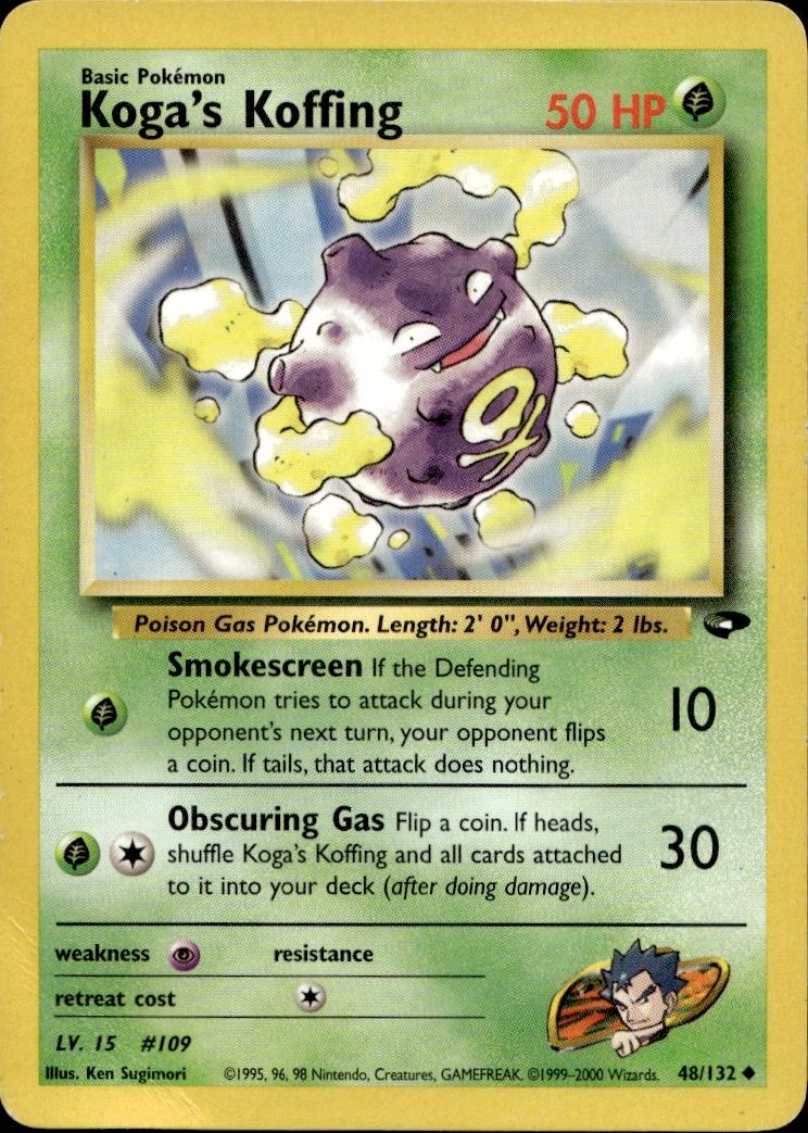 Koga's Koffing (48) | Moderately Played / English / Unlimited