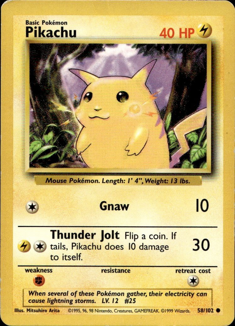 Pikachu | Moderately Played / English / Normal