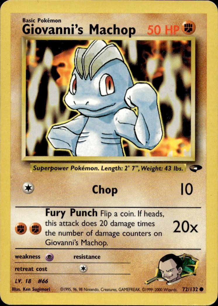 Giovanni's Machop | Moderately Played / English / Unlimited