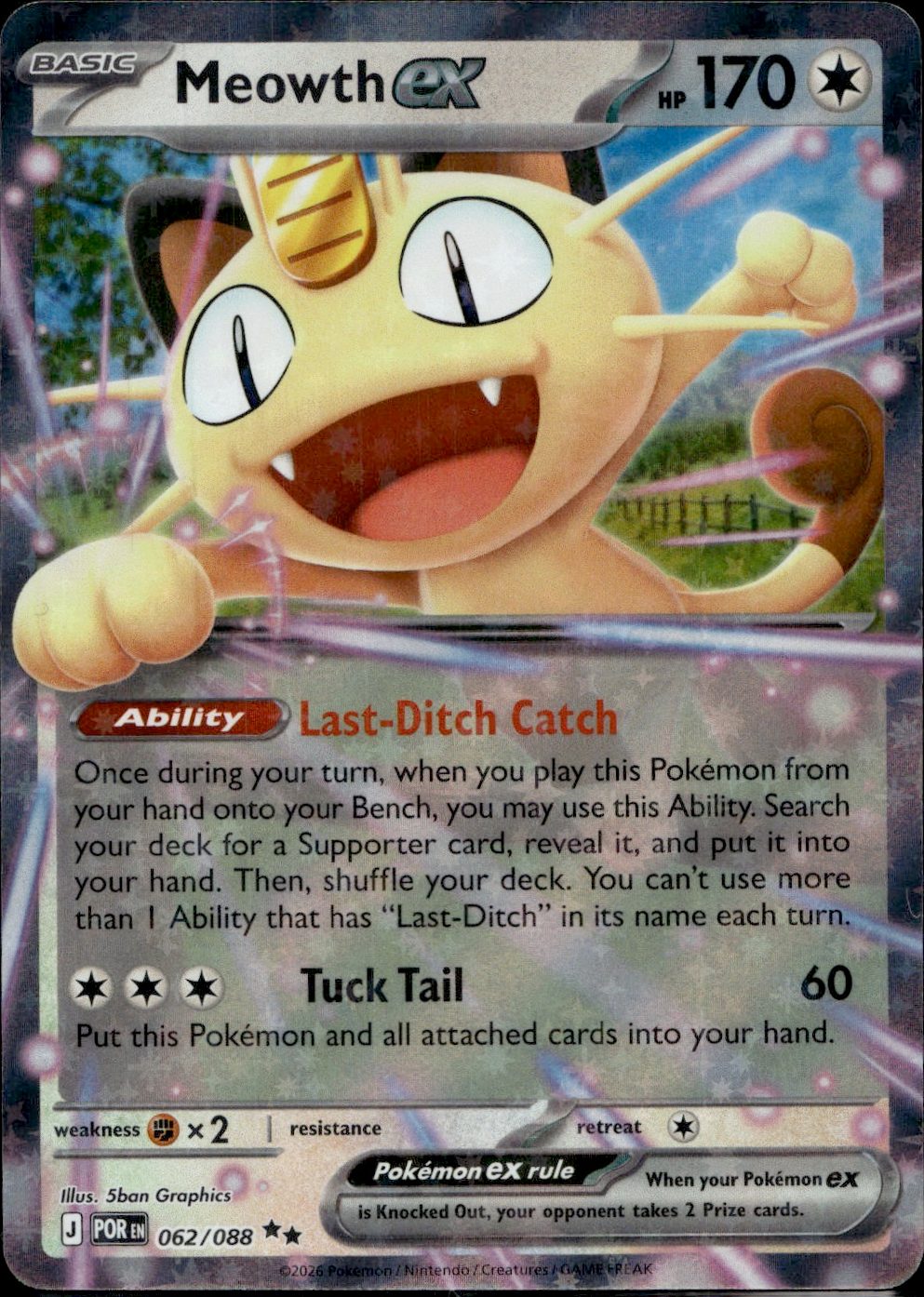 Meowth ex - 062/088