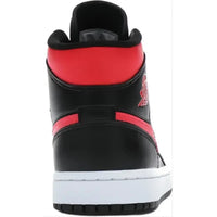 Jordan 1 Mid Black Siren Red (Women's)