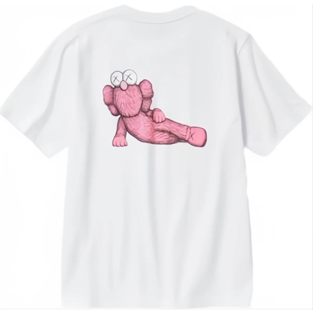 Kaws x Uniqlo UT Short Sleeve Graphic Tee White/Pink