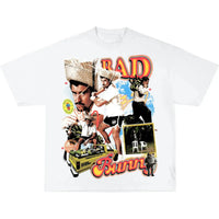 BAD BUNNY FESTIVE BOOTLEG WHITE TSHIRT