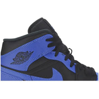 Jordan 1 Mid Hyper Royal Tumbled Leather