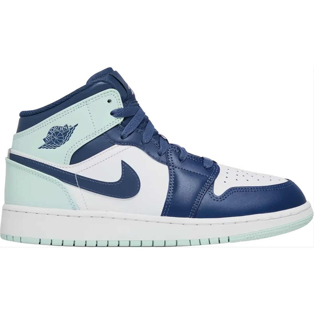 Air Jordan 1 Mid GS 'Mystic Navy Mint Foam