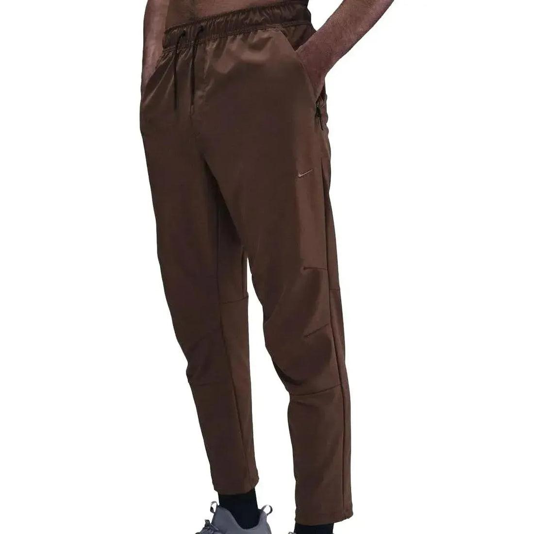 Nike Mens Unlimited Dri-FIT Tapered Leg Training Pants Brown