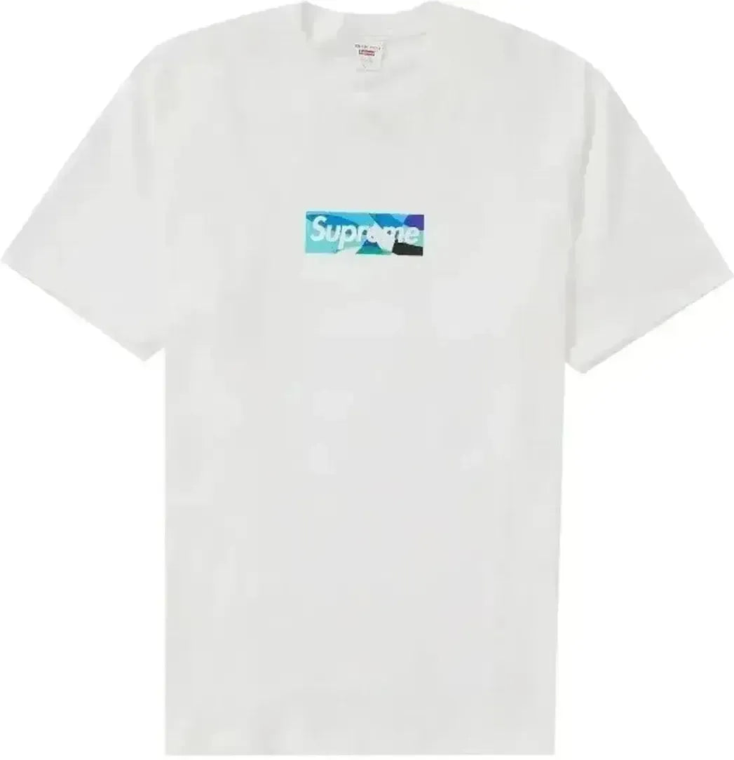 Supreme Emilio Pucci Box Logo Tee White/Blue
