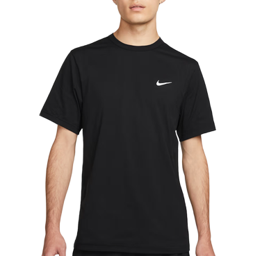 Nike Sportswear Embroidered Swoosh Tee Black