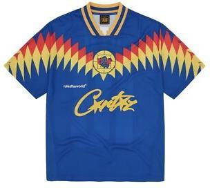 CRTZ Corteiz Club RTW Blue Football Soccer Jersey Shirt
