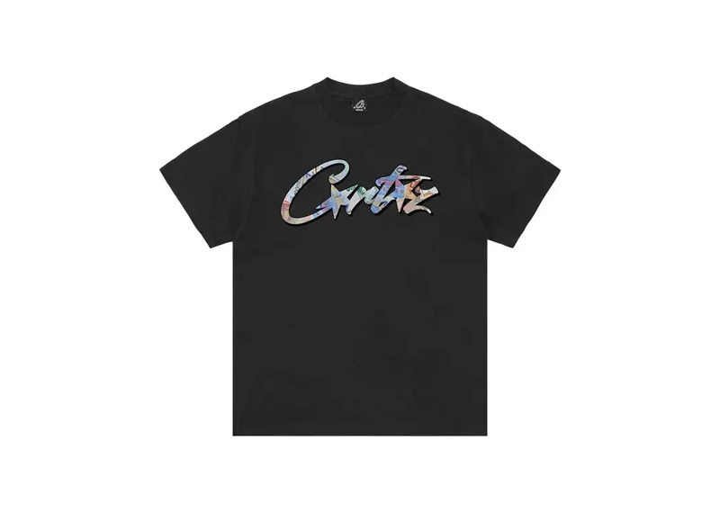 Corteiz Euro Tee Black