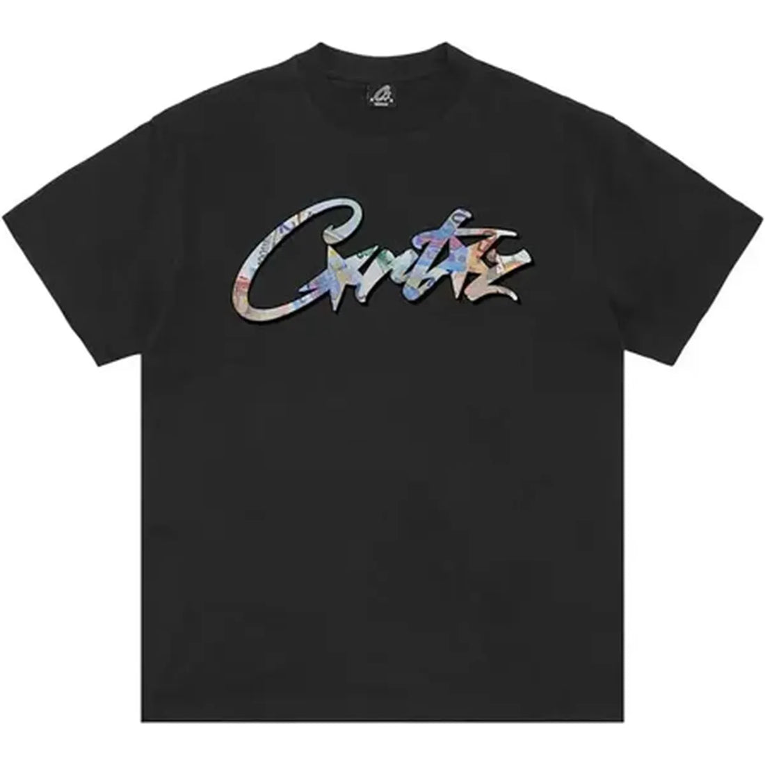 Corteiz Euro Tee Black