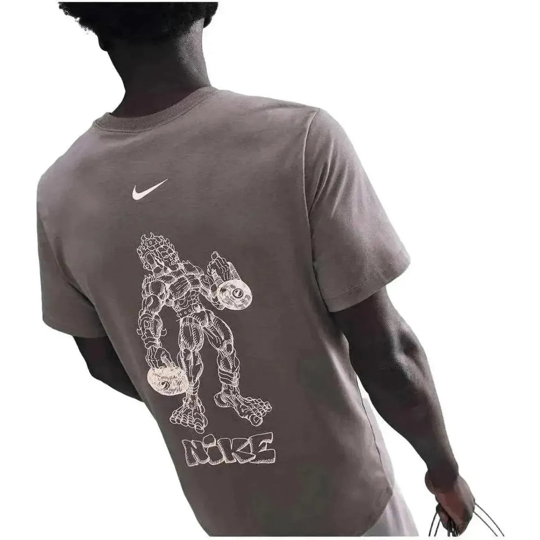 Nike MEns Tshirt - Cave Stone/Washed Coral