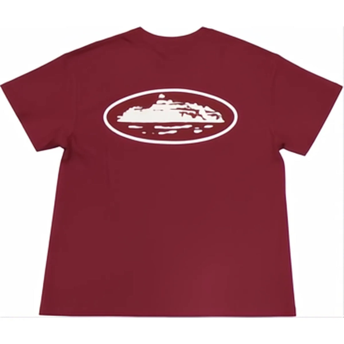 Corteiz Alcatraz Tee Maroon