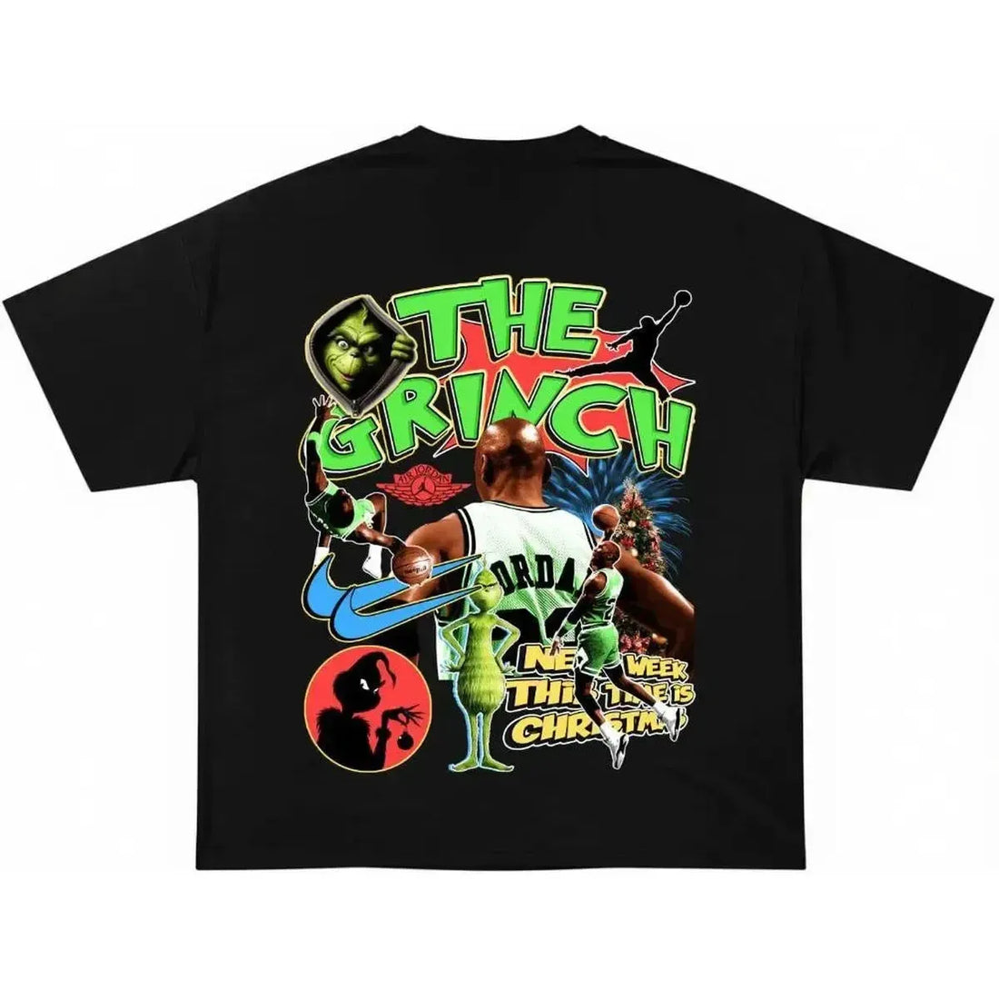 THE GRINCH X JORDAN BOOTLEG TSHIRT