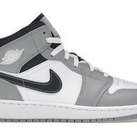 Jordan 1 Mid Light Smoke Grey (GS)