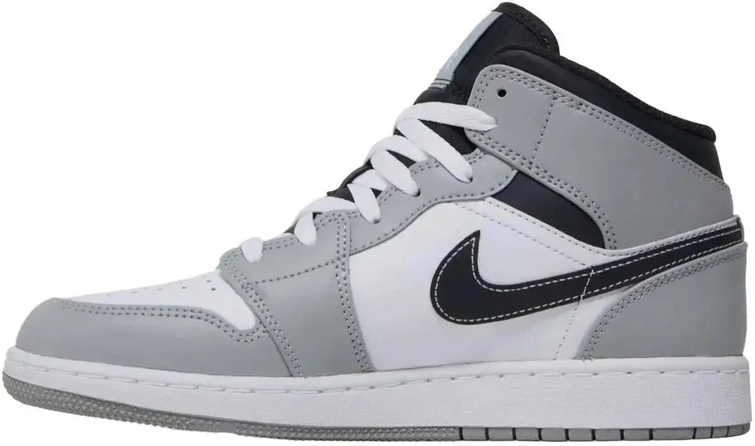 Jordan 1 Mid Light Smoke Grey (GS)