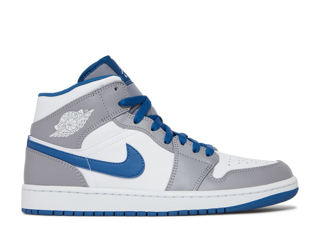 Air Jordan 1 Mid 'Cement True Blue'