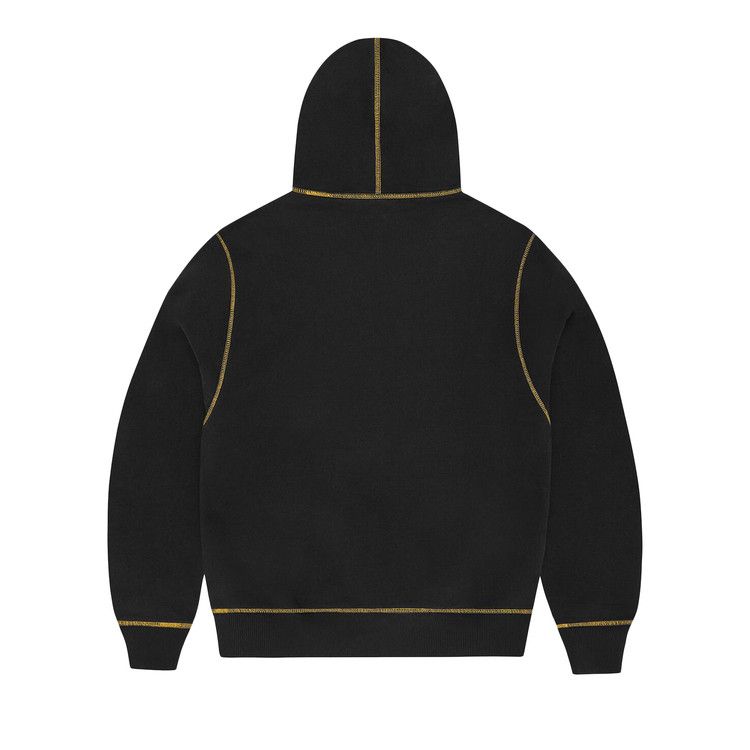 Corteiz Alcatraz Contrast Hoodie 'Black/Yellow'