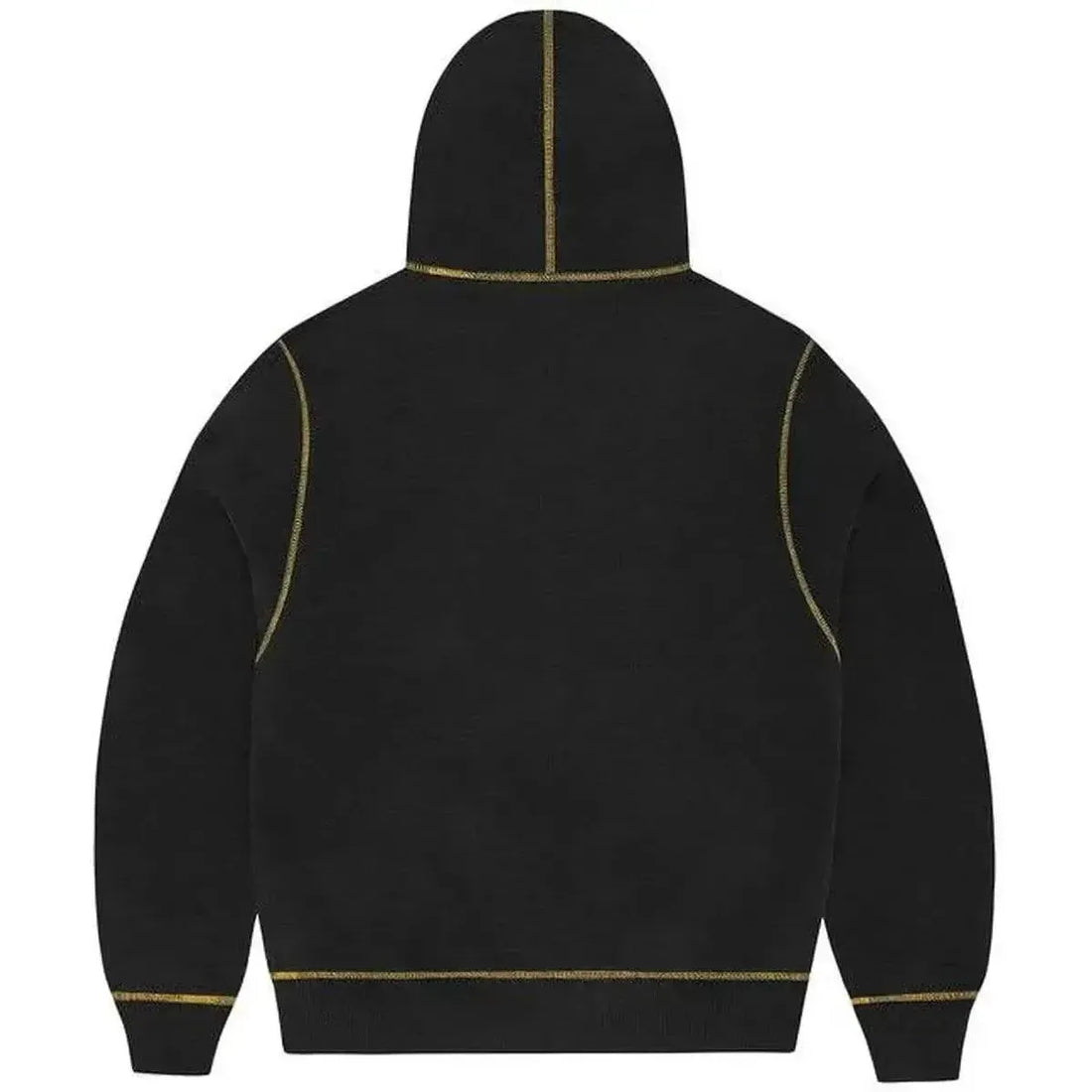 Corteiz Alcatraz Contrast Hoodie 'Black/Yellow'