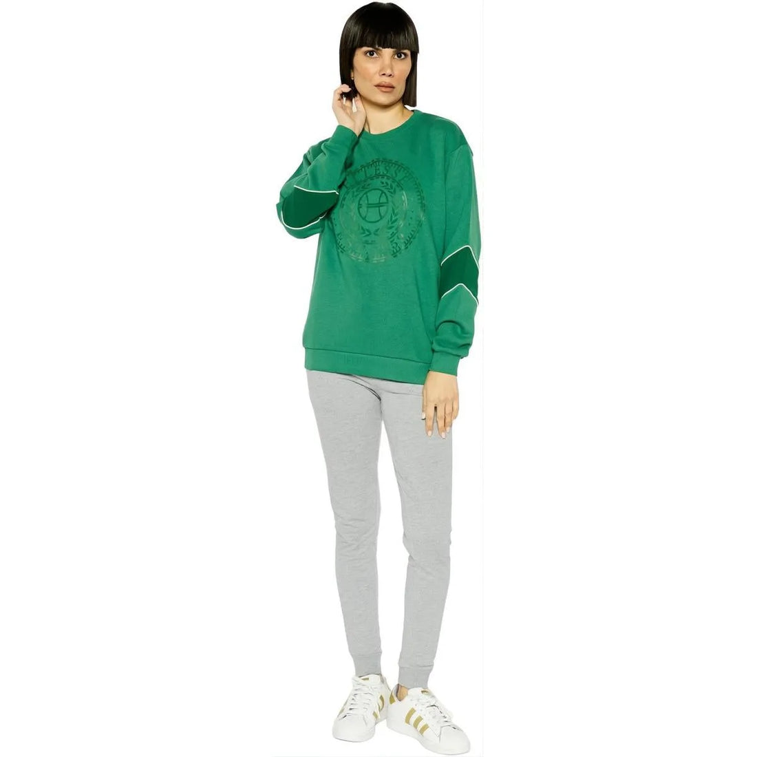 Ellesse Women Sportswear Fit Long Sleeve Outdoor Sweatshirt, Green