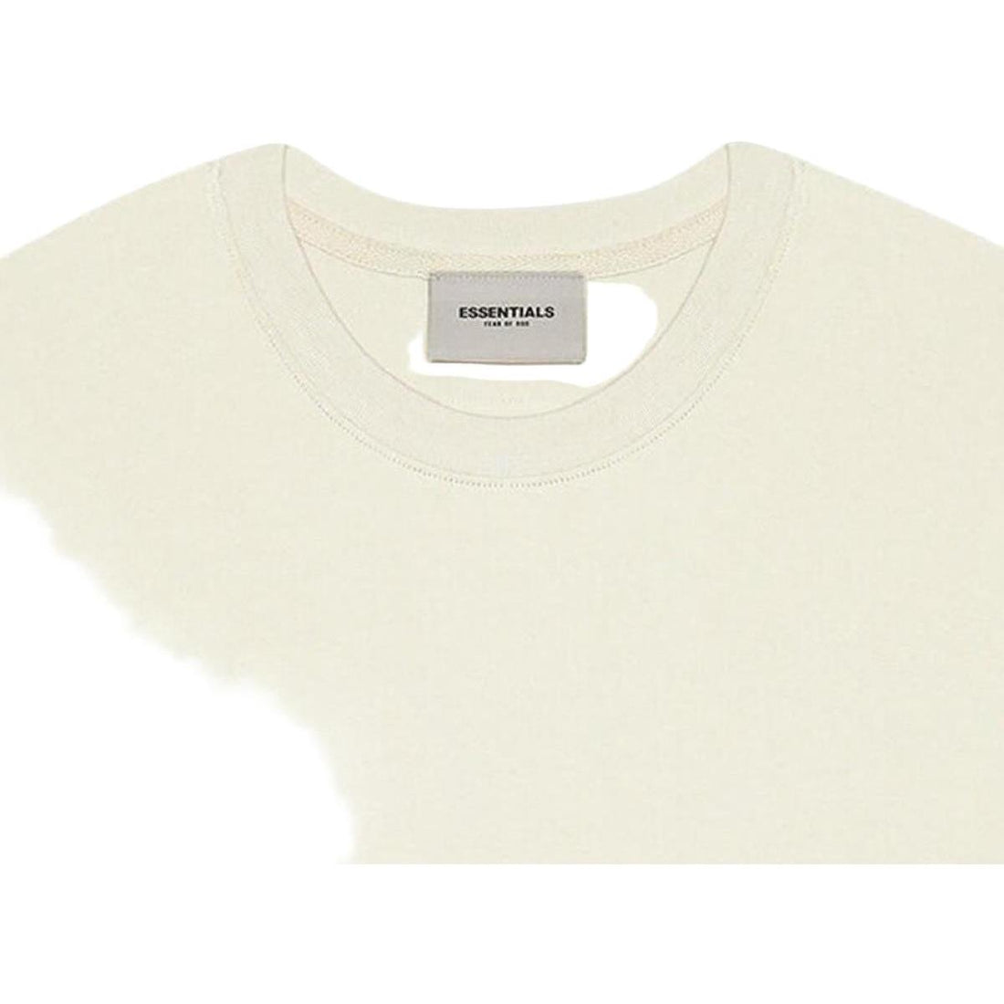 Fear of God Essentials Boxy T-Shirt Applique Logo Butter Cream