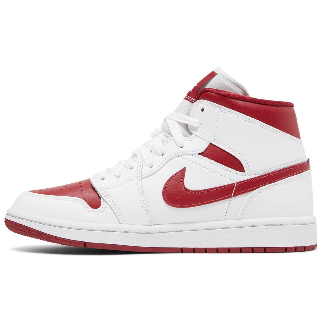 Jordan 1 Mid White Pomegranate (Women's)