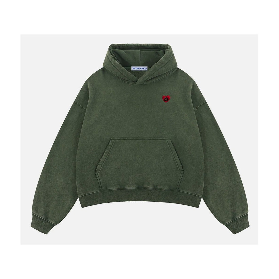 Aelfric Eden Boxy Fit Distressed Washed Hoodie