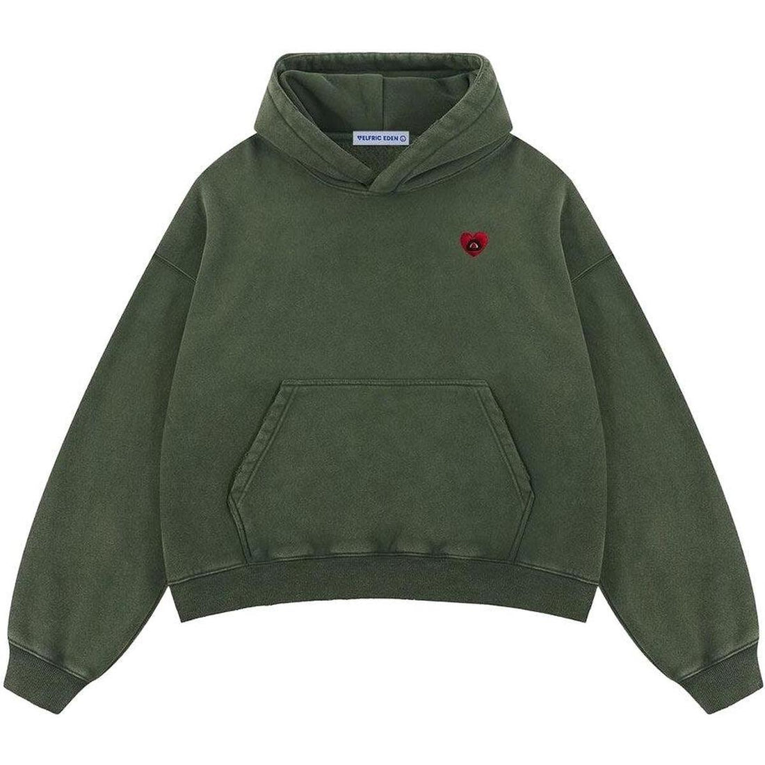 Aelfric Eden Boxy Fit Distressed Washed Hoodie