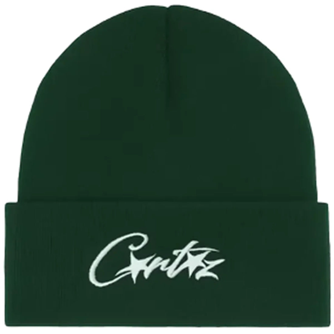 Corteiz Allstarz Folded Beanie Green