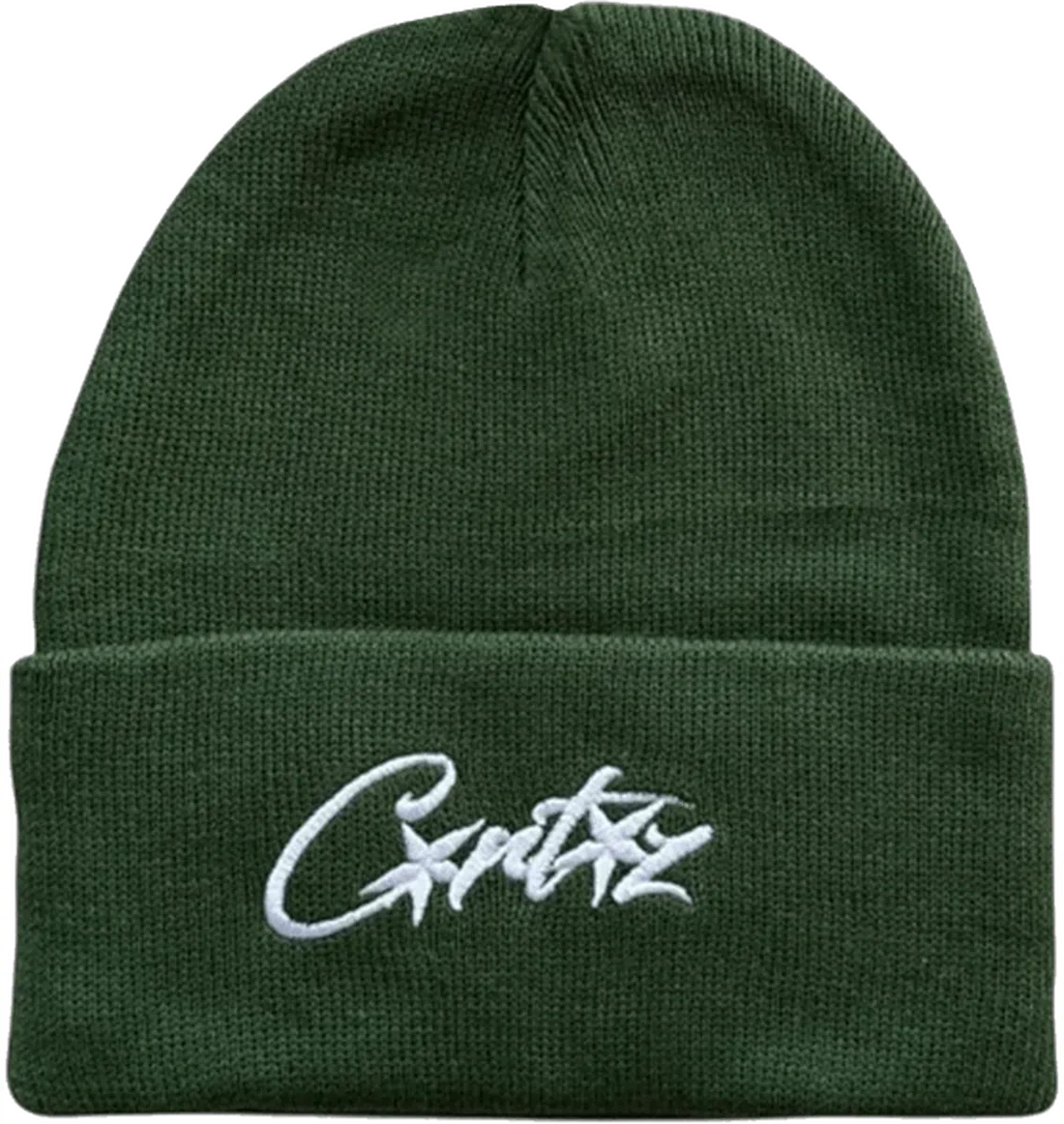 Corteiz Allstarz Folded Beanie 'Green'