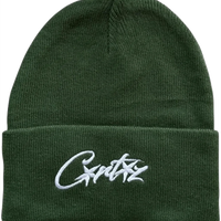 Corteiz Allstarz Folded Beanie 'Green'