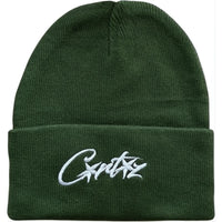 Corteiz Allstarz Folded Beanie 'Green'