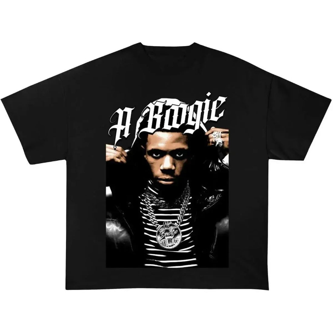 A BOOGIE WIT A HOODIE BOOTLEG BLACK TSHIRT