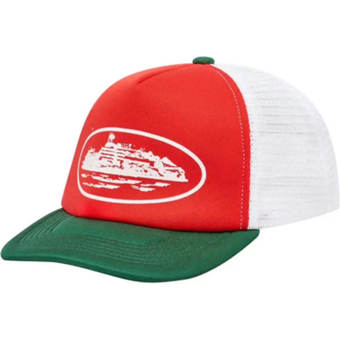 Corteiz Trucker Red White Green