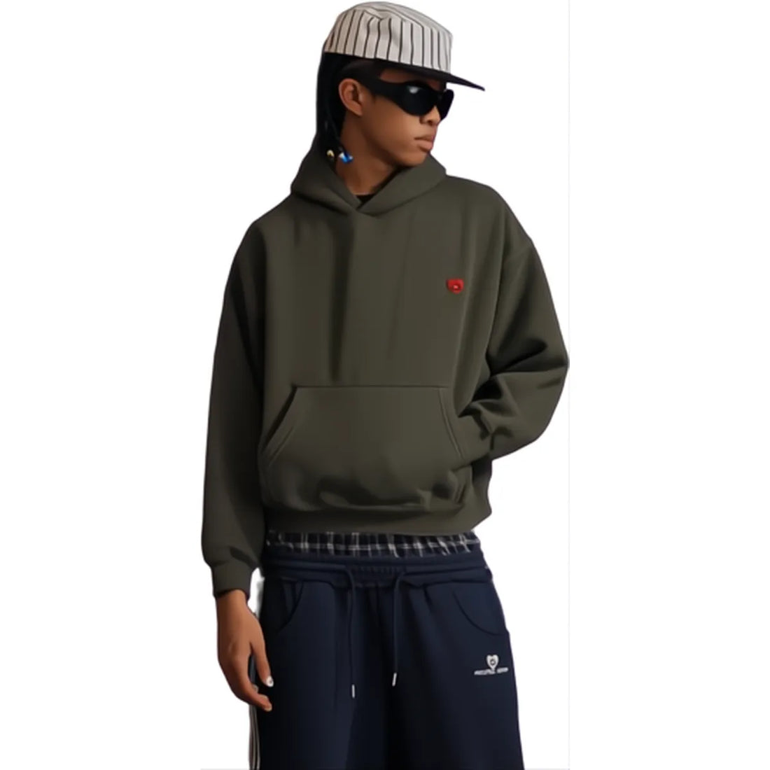 Aelfric Eden Boxy Fit Distressed Washed Hoodie