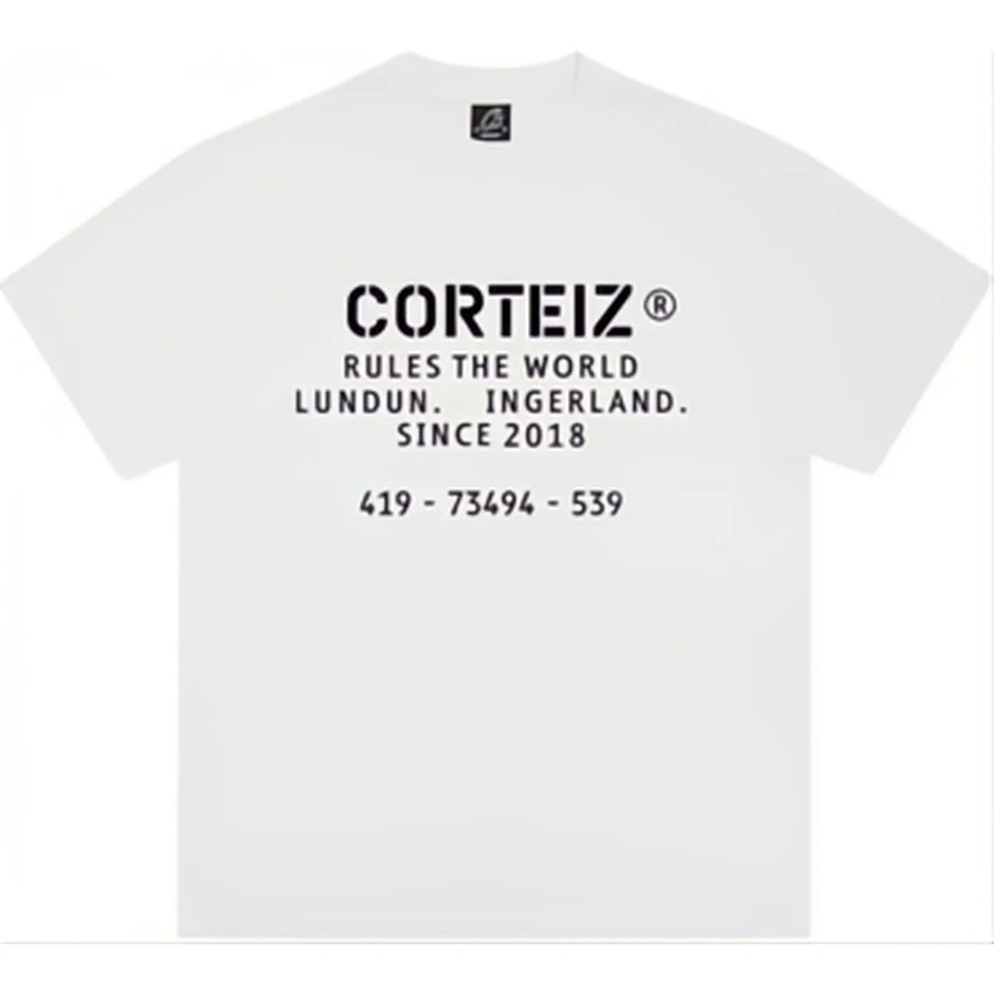 CORTEIZ RTW OG STENCIL T-SHIRT - WHITE