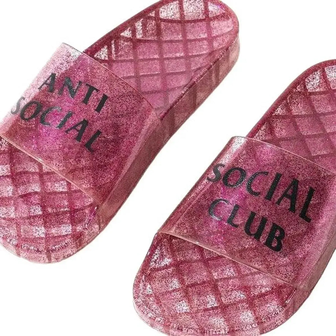 Anti Social Social club pink "Everything glitters"