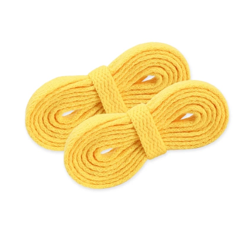 Yellow Flat Laces