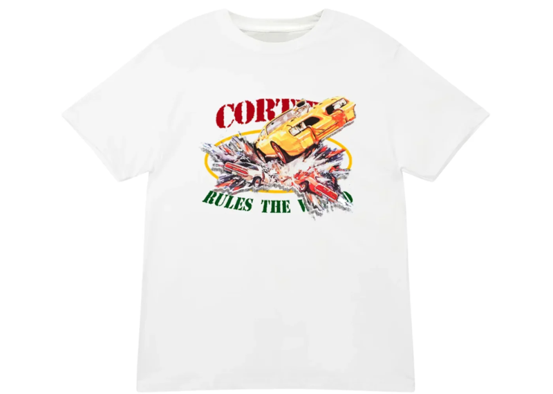 Corteiz Car Crash Tee 'White'